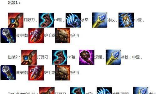 LOL石头人辅助出装攻略（攻略、出装建议、石头人辅助）